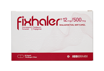 FIXHALER 12 MCG/500 MCG INHALASYON TOZU, SERT KAPSUL (60 KAPSUL)